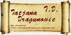 Tatjana Dragunović vizit kartica